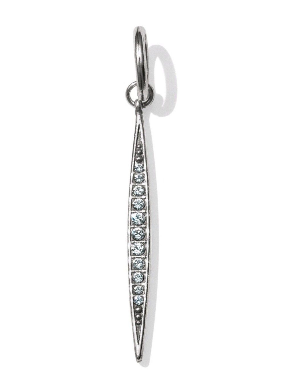 Brighton Meridian Zenith? Silver Pave‎ Crystal Stiletto Charm Pendant JC3491